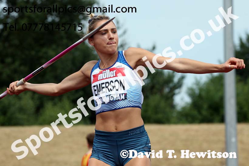 Womens javelin, Muller British Championships, Alexander Stadium, Birmingham. Photo: David T. Hewitson/Sports for All Pics